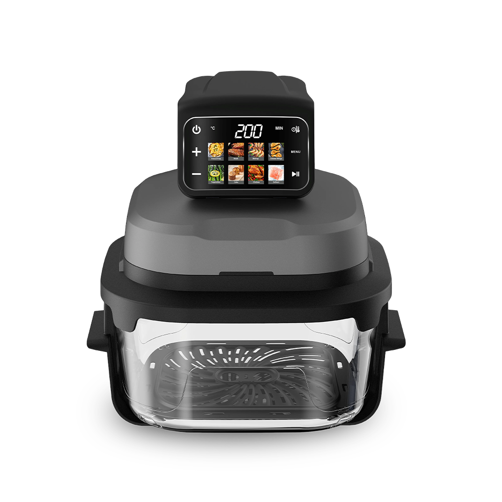 Omnes-in-unum Air Fryer cum tribus Coquendam ollis
