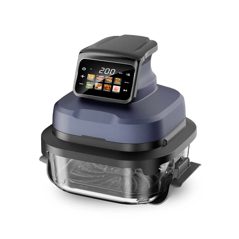 Omnes-in-unum Air Fryer cum tribus Coquendam ollis